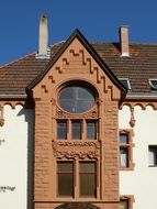 window on the facade of a residential building