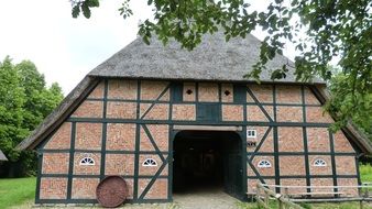 house in the open air museum in molfsee