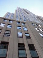 Empire State Building in New York under the sky