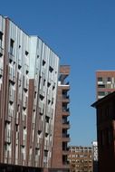 abstract facade of a building in Hamburg