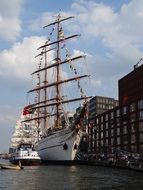 sailing boat waterway