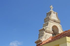 white bell tower