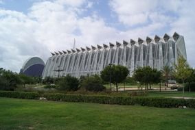 distant view of city of arts and sciences architecture