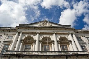 arched building in lisbon