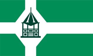 milford town flag vector