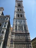 view from below of Beautiful church in the Florence,Italy