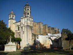 historical catholic cathedral in mexico