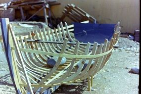 wooden frame boats