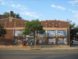 photo of the chicago wall and street