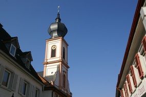 church tower in gernsheim