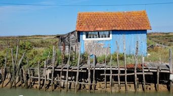 fisherman house in island of oleron