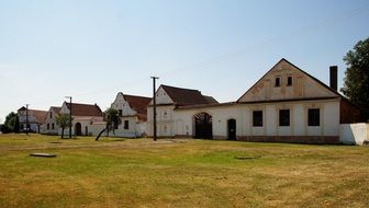 peasant village in baroque style