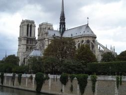 historical notre dame architecture in Paris