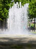 fountain in the city park