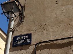 lantern on maison bonaparte