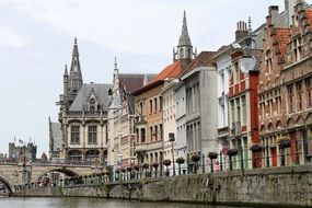 architecture and monuments of a old town