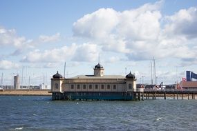 Cold bathhouse in Sweden
