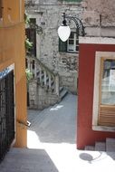 old street in Dalmatia, Croatia