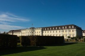 castle in the park in ludwigsburg in germany