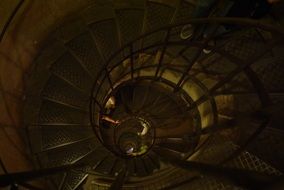 spiral staircase triumphal arch