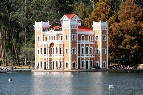 picturesque old building at water, mexico, Chautala