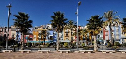 building facades in villajoyosa