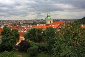 prague city panorama