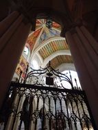 interior of the cathedral in madrid