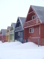 colors of houses in Norway