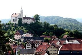 castle of Middle Ages in Gößweinstein