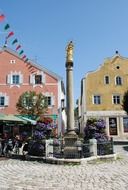 nature park in the old town of Kelheim