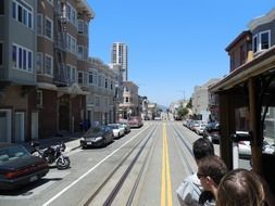 panoramic view of a city street in san francisco