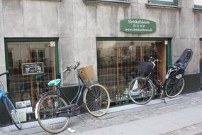 bicycles at the capital's restaurant in copenhagen