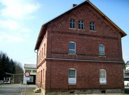 Building made of red bricks