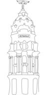madrid metropolis building tower sketch