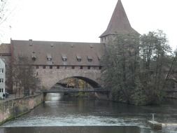 stone bridge in Nuremberg