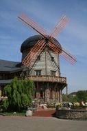 old mill on a sunny day