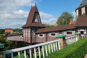 Garden in nove mesto nad metuji castle