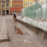 wroclaw old fountain