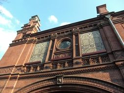 facade of the Berlin subway building