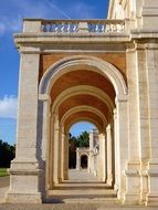 arch in the royal palace in spain