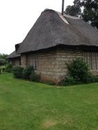 thatched house