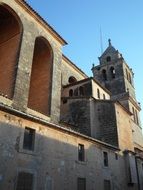 church building with a tower in majorca