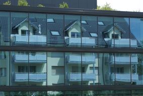 apartments with glass facades