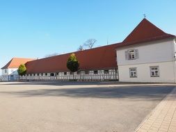 Large rural house for cattle breeding