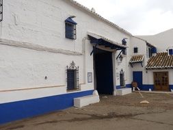 White farm building in spain