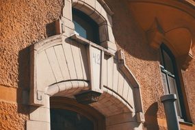 Facade of the building in Stockholm