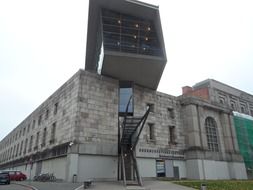 historical museum at cloudy sky background in Nuremberg, Germany