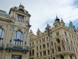 Historically old town in Czech