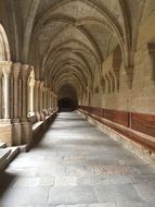 arched passage of a medieval building